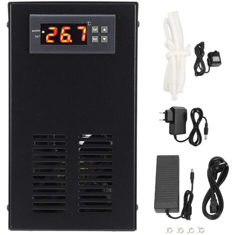 Decdeal Aquarium Chiller WiFi Affichage numérique Quiet Température réglable Pièce polyvalente Régi 20L EU PULLE (1/5)
