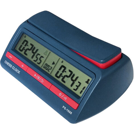 Horloge d'échecs chinoise, minuterie de compétition internationale d'échecs, minuterie de jeu,Multicolore (1/5)