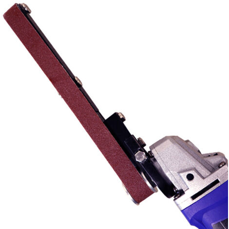 Machine à bande de sable modifiée pour meuleuse d'angle, Machine à bande de sable pour le travail du bois, adaptée au modèle 100 115 125 (1/5)