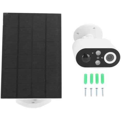 1080p Solar Security Camera Pir Motion Senting Wireless Outdoor Home avec panneau 5V 2A pour les chantiers de construction des vergers (1/5)