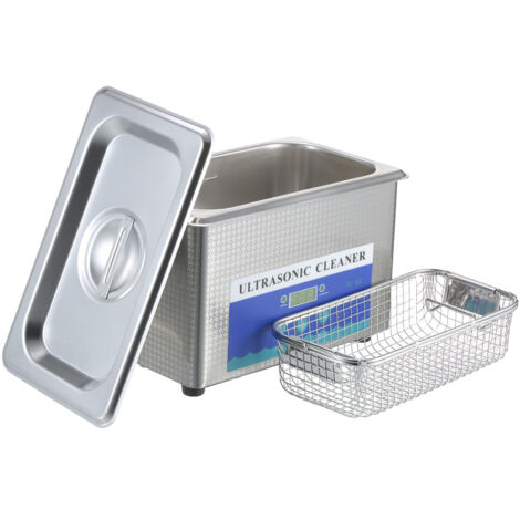 Nettoyeur ultrasonique numérique 900mL, Machine de nettoyage de lunettes domestiques, outil de nettoyage de bijoux en acier inoxydable, Instrument de nettoyage de brosse à dents, prise ue (1/5)