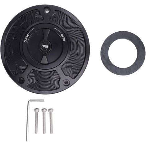 Decdeal Motorcycle du bouchon de réservoir de carburant en aluminium ALLIAGE COUVERTURE DE GAZ FEAKPORTHOP INFORM pour CB1000 CB1000R CBR1000RR CBR1100XX CBR954RR (1/5)