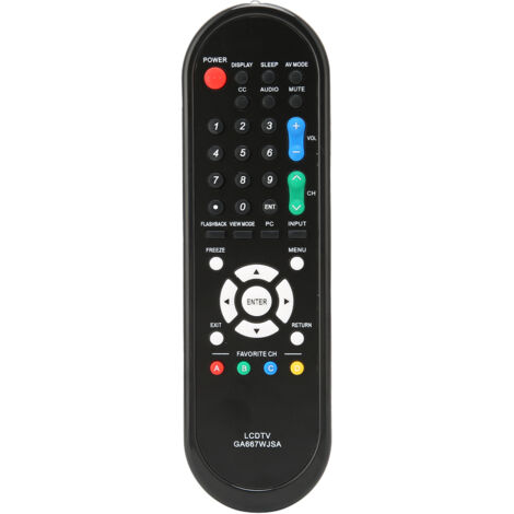 Decdeal GA667WJSA Remote Contrôle facile à utiliser et à clé TV sensible pour Sharp LCC52700 LCC52700U (1/5)