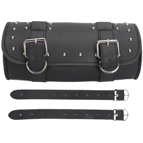 Eosnow Sac à outils de moto étanche à l'arrière avant en cuir synthétique rétro universel (1/5)