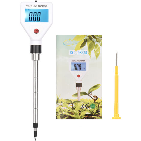 Decdeal Témoir numérique Soil EC avec écran de rétroéclairage Salinité portable pour Greenhouse Garden Farm Orchard (1/5)