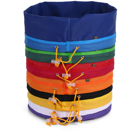 8 pièces/ensemble 5 gallons sac filtrant Kit de sac à bulles ensemble de 8 pièces sac micron sacs à cordon sacs d'extraction avec écran de pressage et sac de transport (1/5)