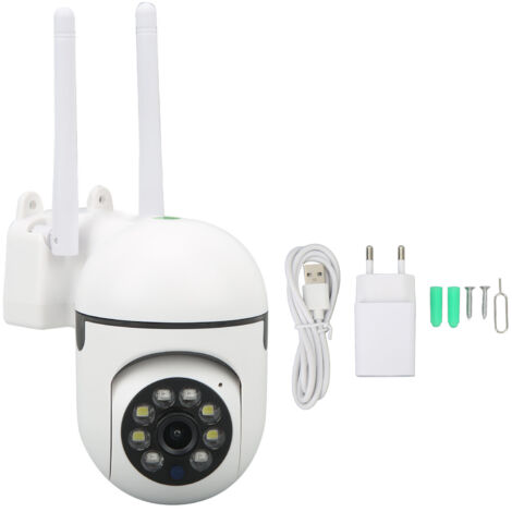 Smart Security Camera Wireless WiFi Surveillance infrarouge Vision nocturne pour la bougie de l'UE (1/5)