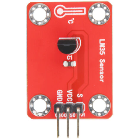 Decdeal Module de capteur de température LM35 DIY compatible pour Microbit 3,3 V - 5VDC (1/5)