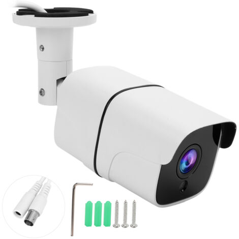 Caméra de sécurité extérieure HD 1080p 2MP IP66 IP66 Vision nocturne infrarouge imperméable grand angle pour le bureau à domicile (1/5)