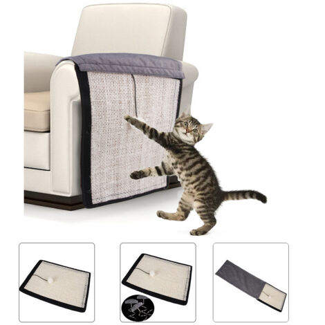 Planche à gratter pour chat beige modèle normal taille S (1/5)