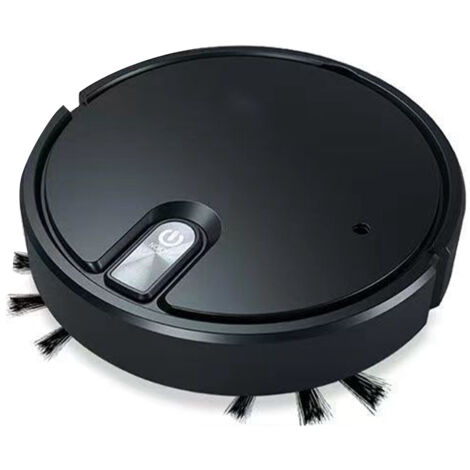 Decdeal Du mouleur à vide de robot balayant un fonctionnement silencieux automatique Filtrage de brumisation intelligente avec une batterie noire (1/5)