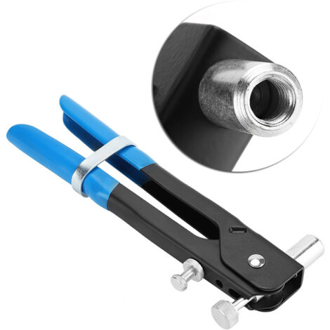 Decdeal Outil à riveter,Pince à rivets en alliage d'aluminium - 86 pièces incluses - Poignée antidérapante pour remorques et bricolage (1/5)