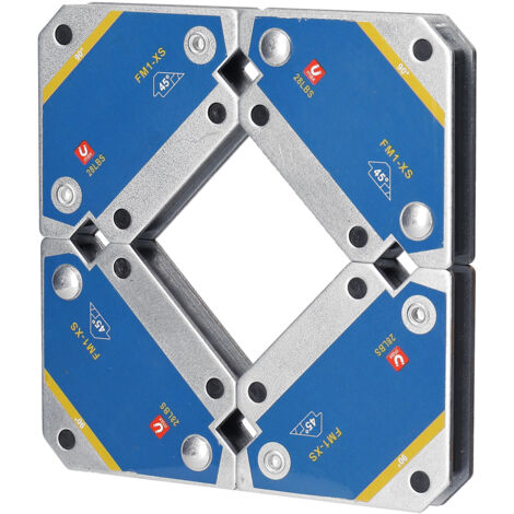 Fixateur de soudage magnétique multi-angle 45 ° 90 ° 135 °, positionneur de soudage magnétique, outils de localisation auxiliaire en Ferrite 4 pièces (1/5)