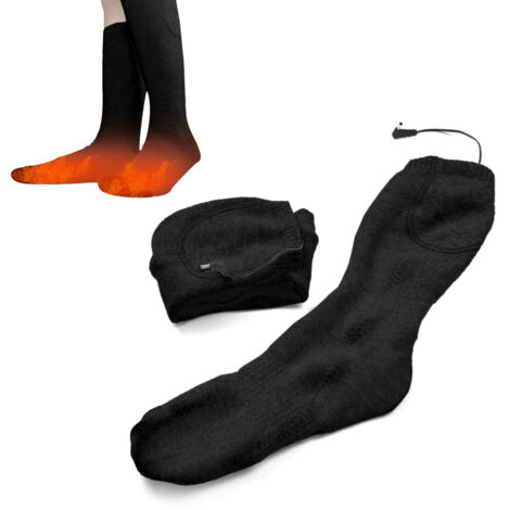 Chaussettes Chauffantes Infactory – Piles AA, Jusqu'à 49 °C, Tailles 35-38, Idéales Pour L'hiver