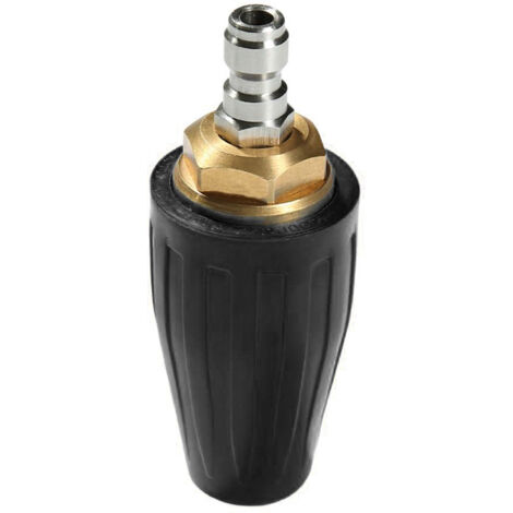 Pistolet à eau haute pression noir 4000psi buse rotative noyau céramique cuivre pur buse lotus nettoyage haute pression (1/5)