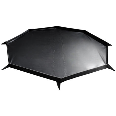 Tapis de sol de tente pyramide, tapis de sol imperméable, tapis de pique-nique, tapis de plage imperméable,Black (1/5)