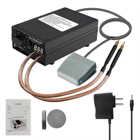 Machine de soudage par points à double impulsion haute puissance 8000 W pour souder des batteries au lithium, des batteries de téléphone portable et une feuille de nickel de 0,1 à 0,15 mm (1/5)