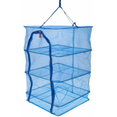 40 40 65cm 4 couches de plats de poisson végétal maille filet de séchage suspendu (1/5)