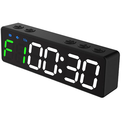 Mini minuterie de gymnastique, chronomètre Rechargeable, compte à rebours Portable/horloge supplémentaire avec dos magnétique (1/5)