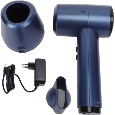 Decdeal Réglage de coiffure sans fil rechargeable 5000mAh Ajustement 6 vitesse Séchage rapide Voyage portable pour le camping à domicile (1/5)