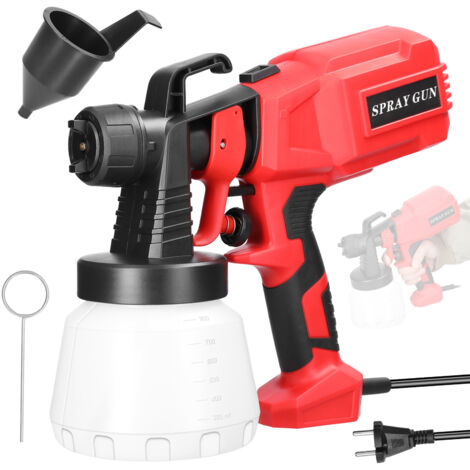 Eosnow Pistolet Peinture Électrique 800ml Haute Pression,Pistolet à peinture,Buse en Cuivre 1,8mm,Mur/Meuble/Voiture (1/5)