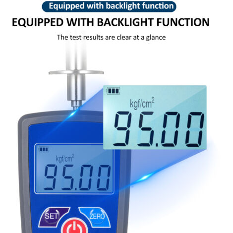 Decdeal GY-M30 Digital Duthreness Tester Tester Mini Pénétromètre Duromètre avec plage de 0,4 à 30 kgf / cm² (x10 5 pa) Valeur de division de charge 0,01kgf / cm² Diamètre de tête de pression φ7,9 mm (1/5)