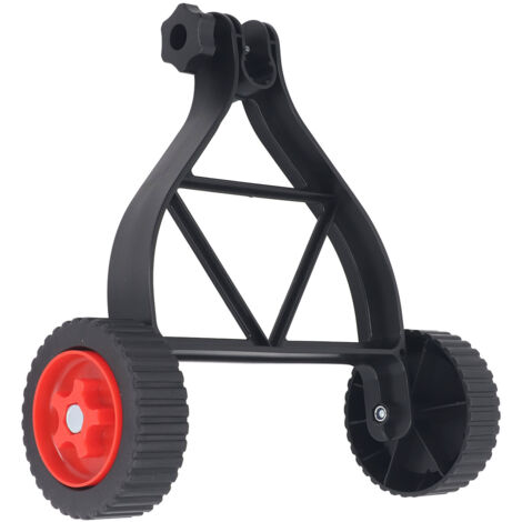 Decdeal Roue de support pour tondeuse à gazon au lithium, hauteur réglable, coupe-bordures universel portable pour le jardinage (1/5)