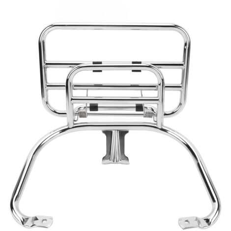 Decdeal Paigne à bagages à moto Remplacement du support de cargaison arrière du roulement à charge haute pour Vespa Primavera 150 Sprint Chrome plaqué (1/5)