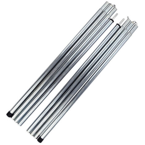 poteaux d'auvent de tente extérieure, Argent (1/5)