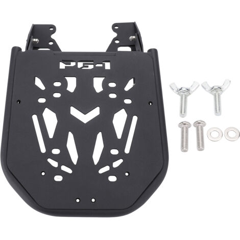 Eosnow Motorcycle arrière à bagages arrière Rack en aluminium réglable ALLIAGE ALLIAGE RÉTRACTABLE CARGO DE CARROGE DE RÉPARAGE DE CORGO (1/5)