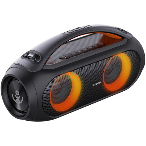 XDOBO Vibe Plus Portable Wireless Speaker with BT5.0 Technology IPX5 Waterproof 80W Speakers TWS Series Stereo Scene HiFi Sound AUX USB Flash Drive Long Playtime Portable Perfect for Party (1/5)