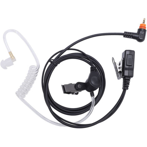 Decdeal Écouteur radio à 2 voies avec micro-fil de surveillance sans fil casque acoustique tube acoustique pour SL1m SL1K SL1600 SL300 SL7500 (1/5)