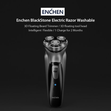 Decdeal Enchen 3D Electric Shaver Enchen Blackstone Razor Beard Trimmer pour hommes Machine de rasoir rechargeable (1/5)