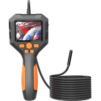 Endoscope industriel 1080P Endoscope numérique IP68 étanche caméra à portée de serpent caméra électronique prise de photo caméra d'inspection portable avec écran IPS de 2,8 pouces avec lumière LED