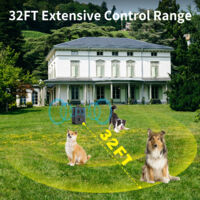 Decdeal Répulsif à ultrasons pour chiens, dispositif anti-aboiements, rechargeable, portable, multifonctionnel, anti-bruit, anti-aboiements, pour l'intérieur et l'extérieur