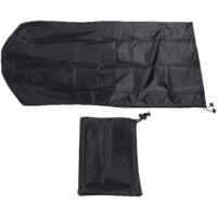 Decdeal Couvre de protection à l'aspirateur droit de la poussière de balayeuse de ménage avec sac de rangement en tissu