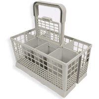 Panier de lave-vaisselle universel, couverts, vaisselle, panier de remplacement, accessoire porte-couverts, convient à la plupart des lave-vaisselle, Gris