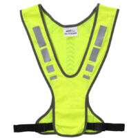 High Visibility Safety Vest Outdoor Sports Running Cycle Reflective Vest with Pocket