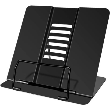 Tounee Support de livre pour lecture, support de livre réglable avec base pivotante à 360°, support pliable pour livre de recettes avec clips élastiques pour partitions de musique, recettes (argent Tounee Support de livre pour lecture, support de livre réglable avec base pivotante à 360°, support pliable pour livre de recettes avec clips élastiques pour partitions de musique, recettes (argent