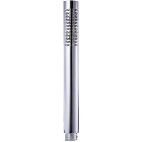 Pommeau de douche monobloc à main avec buse unique , plaqué cuivre,Pommeau de douche à main domestique, buse de pulvérisation de salle de bain à économie d'eau pour un usage domestique (tête ronde) (1/5)