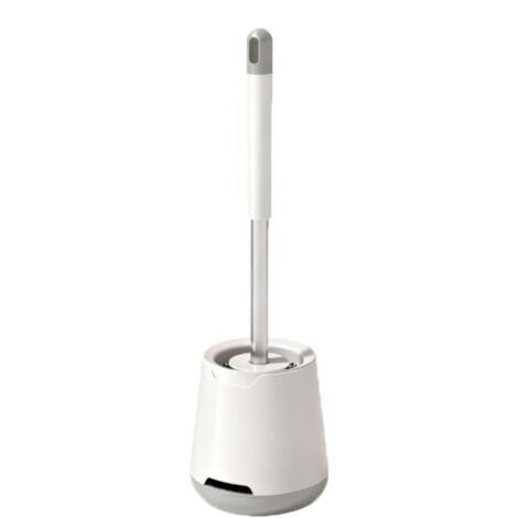 Brosse de nettoyage WC à long manche et poils souples (1 pièce) - modèle sur pied, emballage en anglais (1/5)