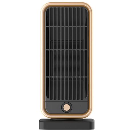 Petit Chauffage d'appoint, 500W Radiateur Soufflant Céramique, PTC Mini Chauffage Rapide Electrique pour Chambre, Bureau, Salon Portable, Protection Multiple, Thermostat et économie (1/5)