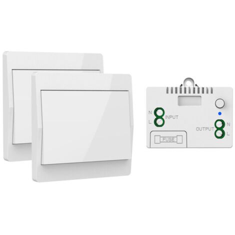 Système d'interrupteur sans fil, sans pile, interrupteur mural sans fil, récepteur sans fil, interrupteur lumineux (1/5)