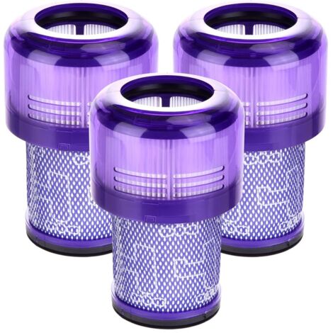 Accessoires de rechange pour filtres V12 - Filtres HEPA lavables - Lot de 3 - Compatibles avec l'aspirateur Dyson V12 Detect Slim Absolute Extra - Référence : 971517-01 (1/5)