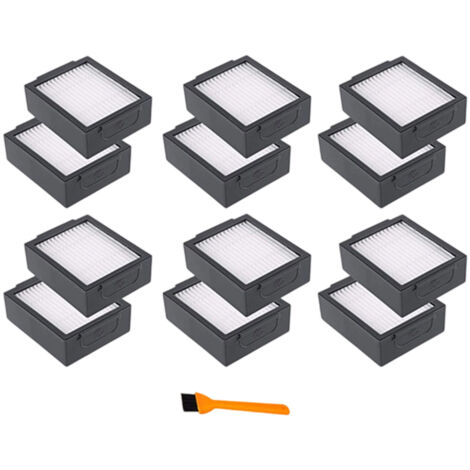 Lot de 12 filtres de rechange HEPA pour aspirateurs iRobot Roomba e5 e5154 e6 i7 i7+ i7156 i1 i3 i4 i8 (sauf Combo J7+) (1/5)