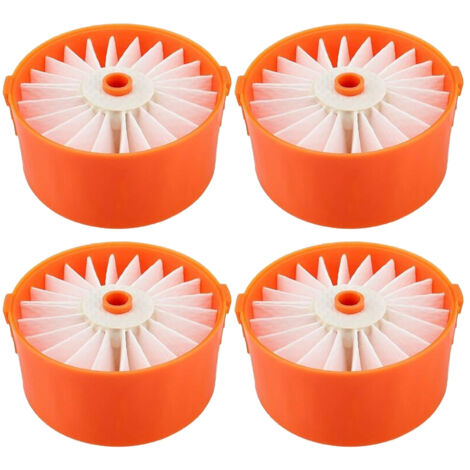 Lot de 4 filtres de rechange pour aspirateur Black + Decker BSV2020G sans fil et accessoires (1/5)