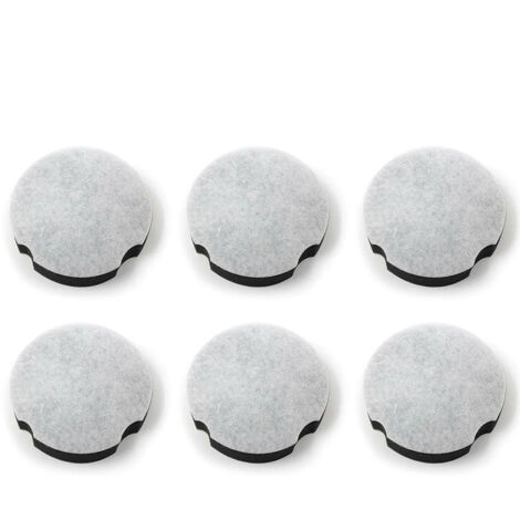Kit de 6 filtres de rechange pour aspirateur Bissell Powerforce Compact Lightweight Upright 2112 1520 et Bissell Turbo Bagless 2690. Équivalent à la pièce n° 1604 (1/5)