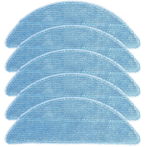 Lot de 5 lingettes de nettoyage lavables pour aspirateur robot Ecovacs DEEBOT U2 et U2 Pro (1/5)