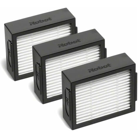 Lot de 3 filtres pour aspirateur Robot Roomba séries i et e , Noir et Blanc (1/5)