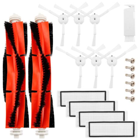 Accessoires pour robot balayeur de pierres Xiaomi Mijia S50 T6 T7 S5 S6 : brosse principale, chiffon, bac à poussière et filtre (1/5)